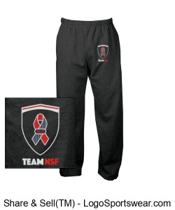 Youth Embroidered Fleece Pant Design Zoom
